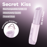 Satisfyer Secret Kiss Air Wave Multi Function Clitoral Vibrator Clit Ticklers and Pulsators