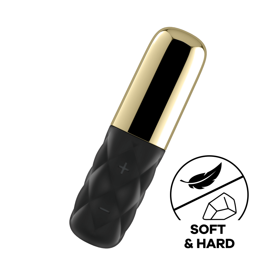 Satisfyer Mini Sparking Darling USB Rechargeable Mini Bullet Vibrator Gold/Black Bullet Vibrators