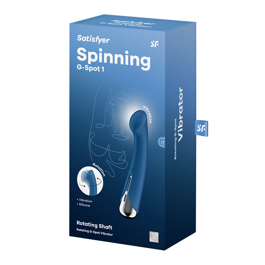 Satisfyer Spinning G-Spot 1 Rotating and Vibrating G Spot Massager Realistic Dildos