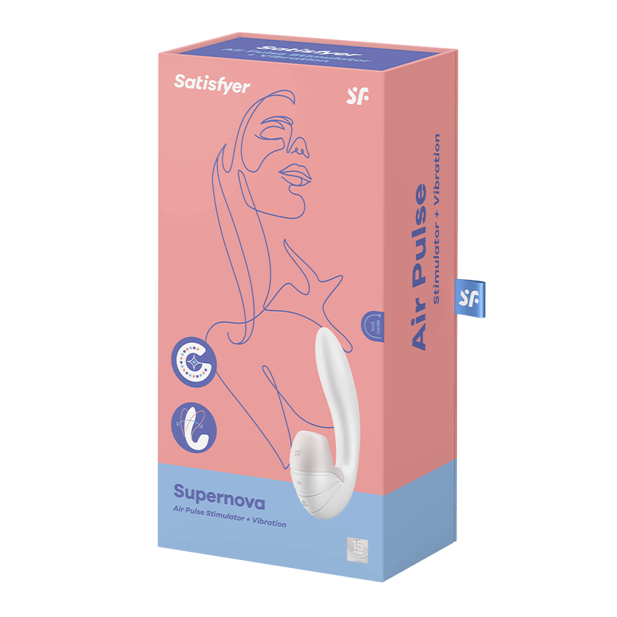 Satisfyer Supernova Air Pulse Clitoral and G Spot Vibrator Clit Ticklers and Pulsators
