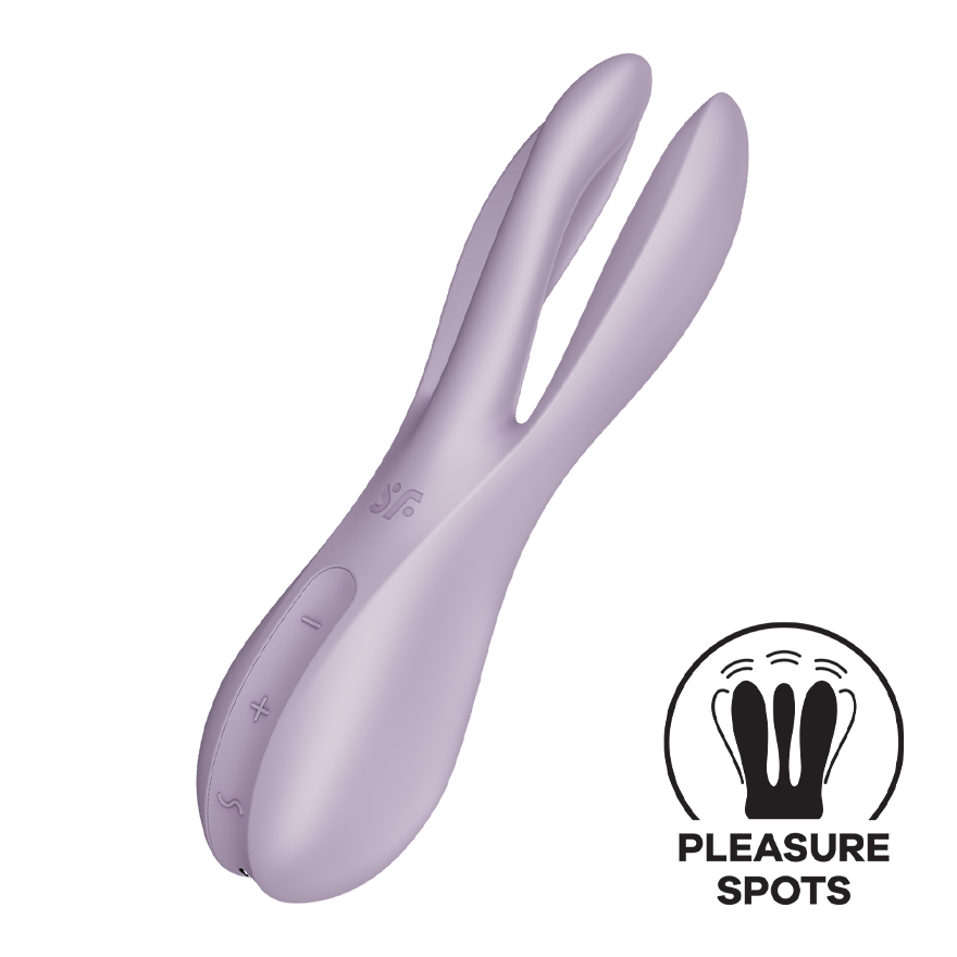 Satisfyer Threesome 2 Layon 12 Functions Clitoral Massager Masturbators and Strokers
