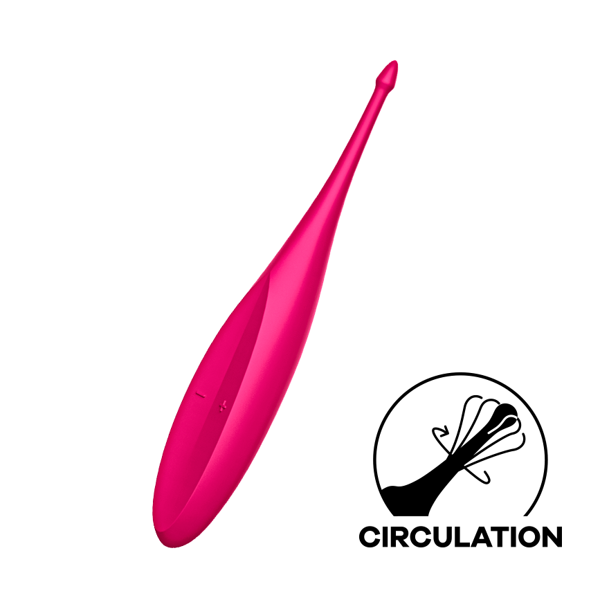 Satisfyer Twirling Fun 12 Functions Silicone Clitoral Vibrator Glass Sex Toys