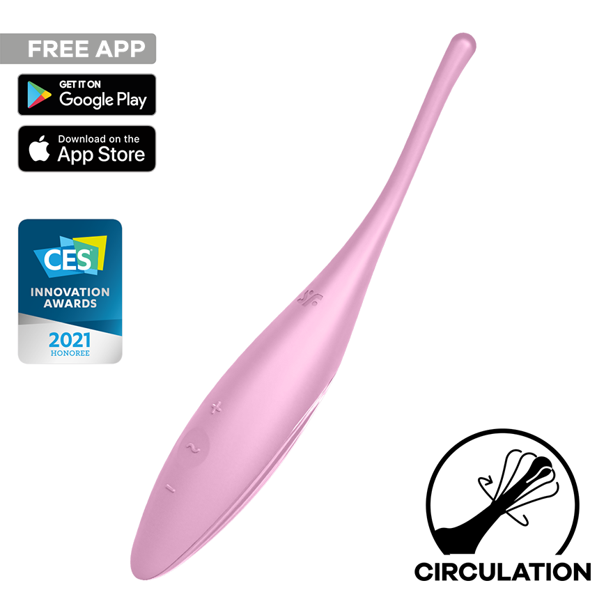 Satisfyer Twirling Joy App Controlled Circulating Vibrator Bullet Vibrators