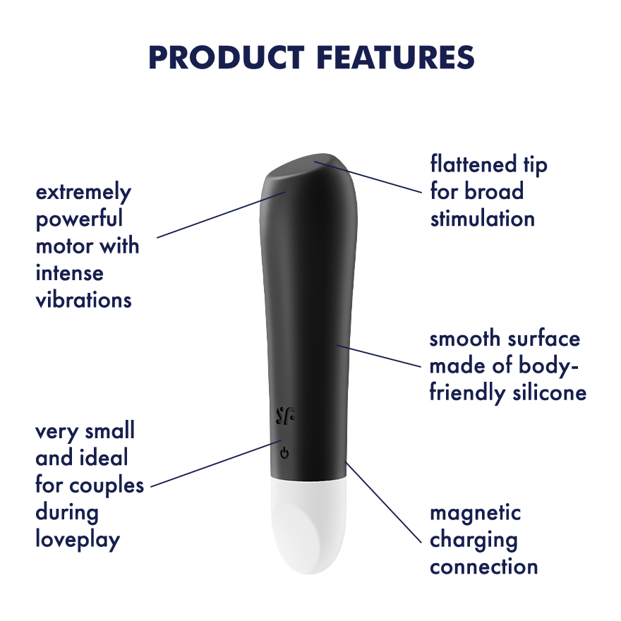 Satisfyer Ultra Power Bullet 2 Intense Clitoral Stimulator Bullet Vibrators