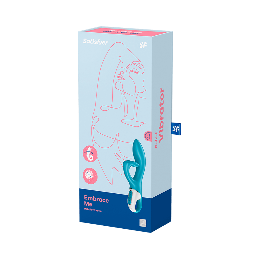 Satisfyer Embrace Me Flexible and Rechargeable Rabbit Vibrator Bullet Vibrators