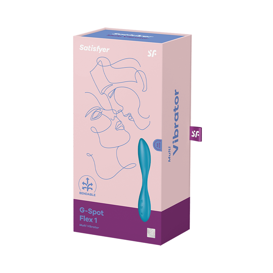 Satisfyer G-Spot Flex 1 Bendable 12 Functions Adult Vibrator G-Spot Vibrators