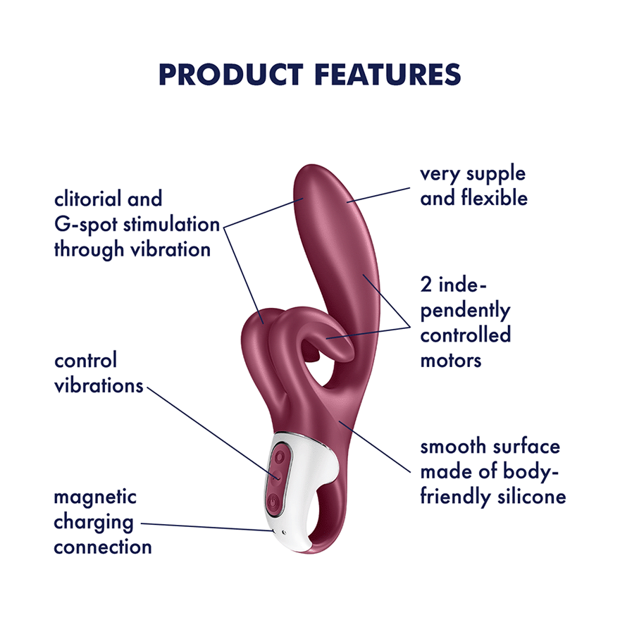 Satisfyer Touch Me 12 Functions Flexible Rabbit Vibrator Rabbit Vibrators