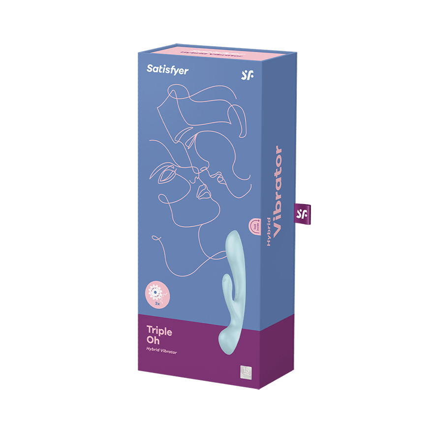 Satisfyer Triple Oh Massager and Rabbit Vibrator Personal Massagers