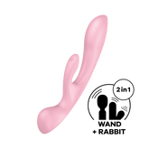 Satisfyer Triple Oh Massager and Rabbit Vibrator Personal Massagers