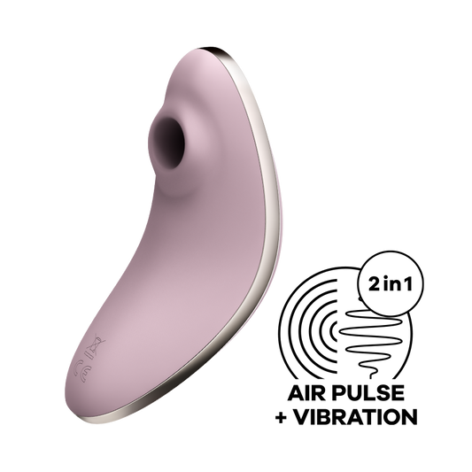 Satisfyer Vulva Lover 1 Air Pulse Multi Functions Clitoral Massager - Clit Ticklers and Pulsators
