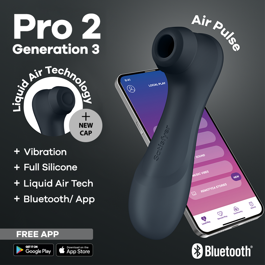 Satisfyer Pro 2 Generation 3 Clitoral Massager with App Control Clit Ticklers and Pulsators