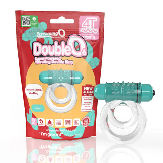 Screaming O 4T DoubleO 6 - Waterproof Vibrating Pleasure for Intense Satisfaction - Cock Rings