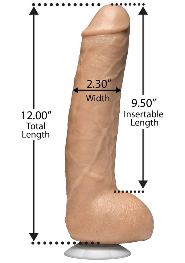 Doc Johnson John Holmes Suction Cup Realistic Cock Realistic Dildos