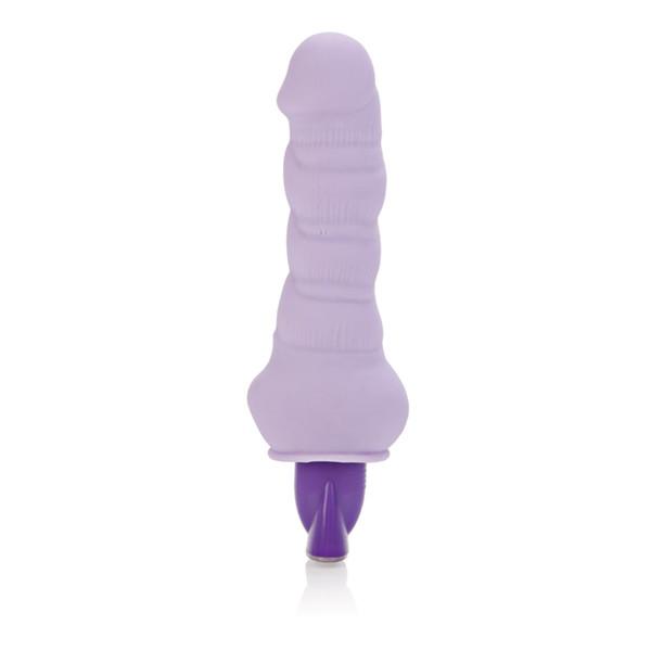 CalExotics 10 Function Pure Bendie Vibrating Dildo Purple Realistic Dildos