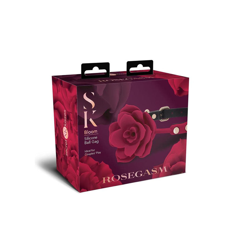 Secret Kisses Rosegasm Bloom Silicone Gag Bondage Gags and Bits