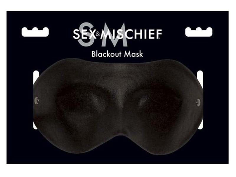 Sex & Mischief Blackout Mask Masks And Blindfolds