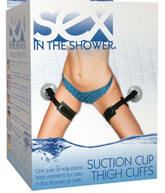 Sex In The Shower Thigh Cuffs With Suction Cups Cuffs and Restraints