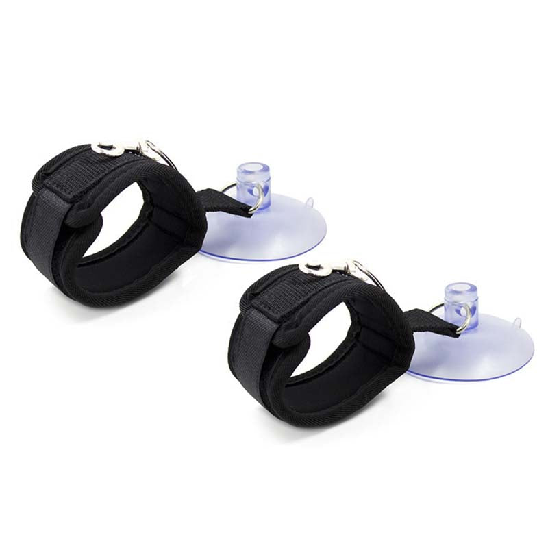 Sex In The Shower Thigh Cuffs With Suction Cups Cuffs and Restraints