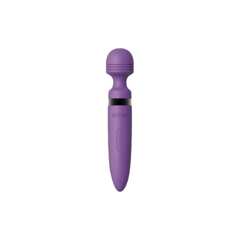 Shibari Deluxe Mega Wireless 28X Body Wand Massager Purple Body Wands