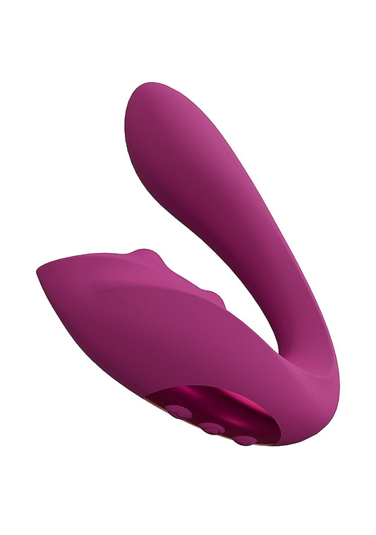 Shots Vive Yuki Dual G-Spot Silicone Vibrator with Beads - G-Spot Vibrators