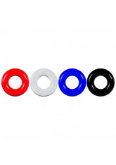 Shots LEVELZ Multicolour 4 Pack Cock Ring Set Default Title Cock Ring Sets