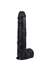 Realrock Ultra Realistic Extra Large Dildo With Balls 33cm Black Realistic Dildos