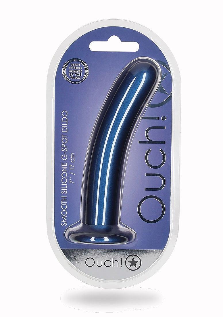 Shots Toys Smooth Silicone Suction G-Spot Dildo 17 cm - Non-Realistic Dildos