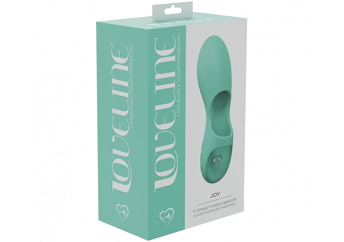Shots LoveLine Joy 10 Speed Silicone Finger Vibrator - Finger and Tongue Vibrators