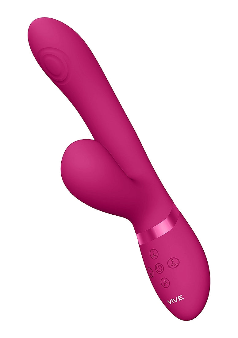 Shots Hide Pulse & Airwave Technology Rabbit Vibrator - Rabbit Vibrators
