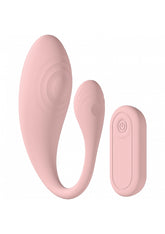 Shots Toys LOVELINE Wave C-Shaped Vibrator with Remote Pink G-Spot Vibrators