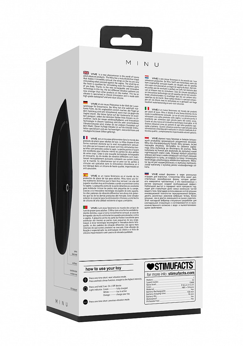 Shots Toys Minu Multi Functions Lay On Personal Vibrator - Personal Massagers