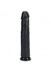 Realrock Extra Large No Balls Realistic Cock 33cm Black Realistic Dildos