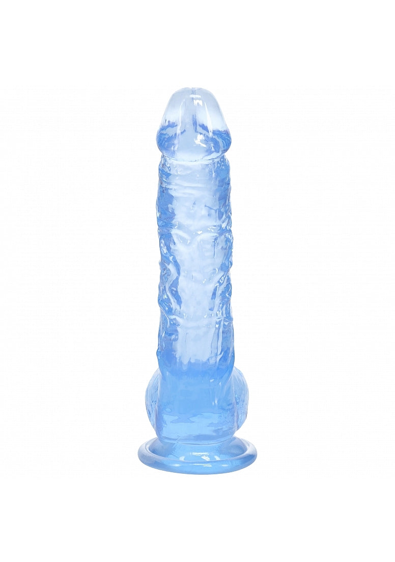 REALROCK 5 Inches Crystal Clear Realistic Dildo with Balls - Realistic Dildos