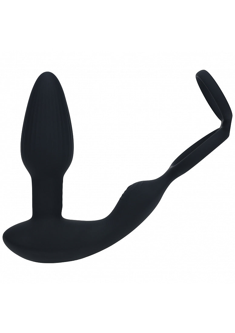 LEVELZ Dual Vibrating Prostate Stimulator with Cock Ring Prostate Toys