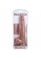 Realrock Ultra Realistic Extra Large Dildo With Balls 33cm Realistic Dildos