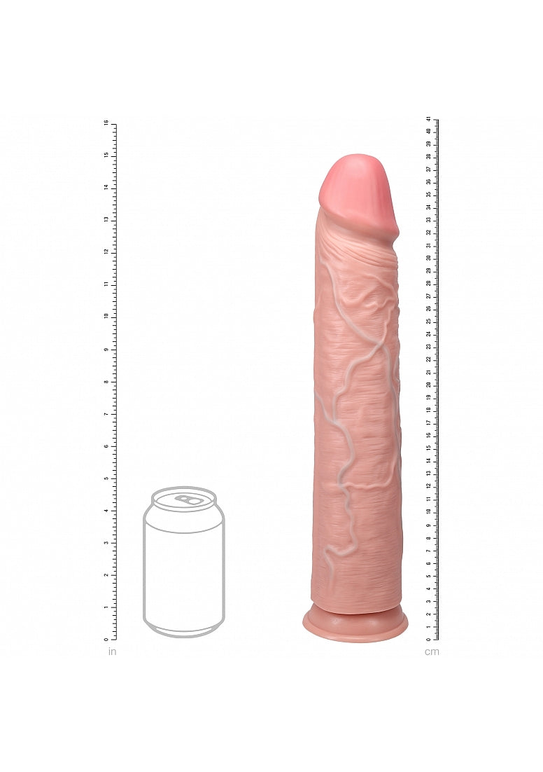 Shots Toys REALROCK Extra Long Realistic Dong Flesh - Realistic Dildos