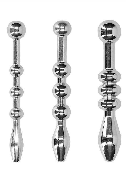 Shots Urethral Sounding Stainless Steel Plug Set