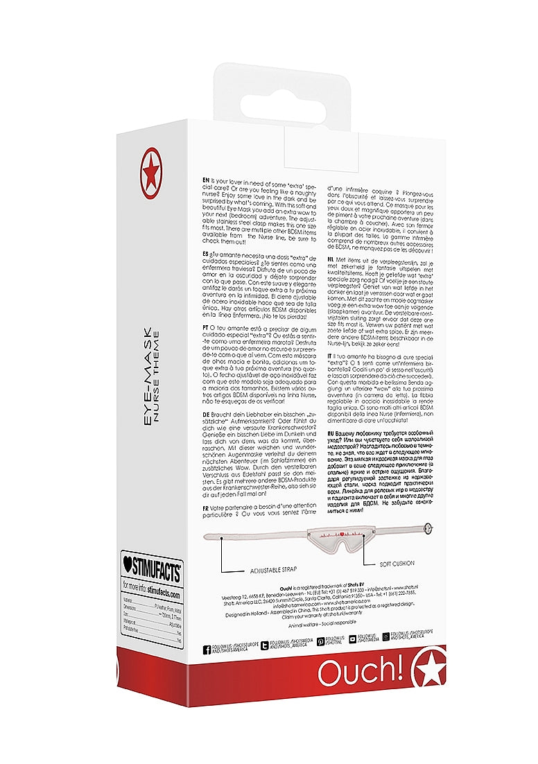 Shots Toys Nurse Theme BDSM Play Eye Mask Masks And Blindfolds