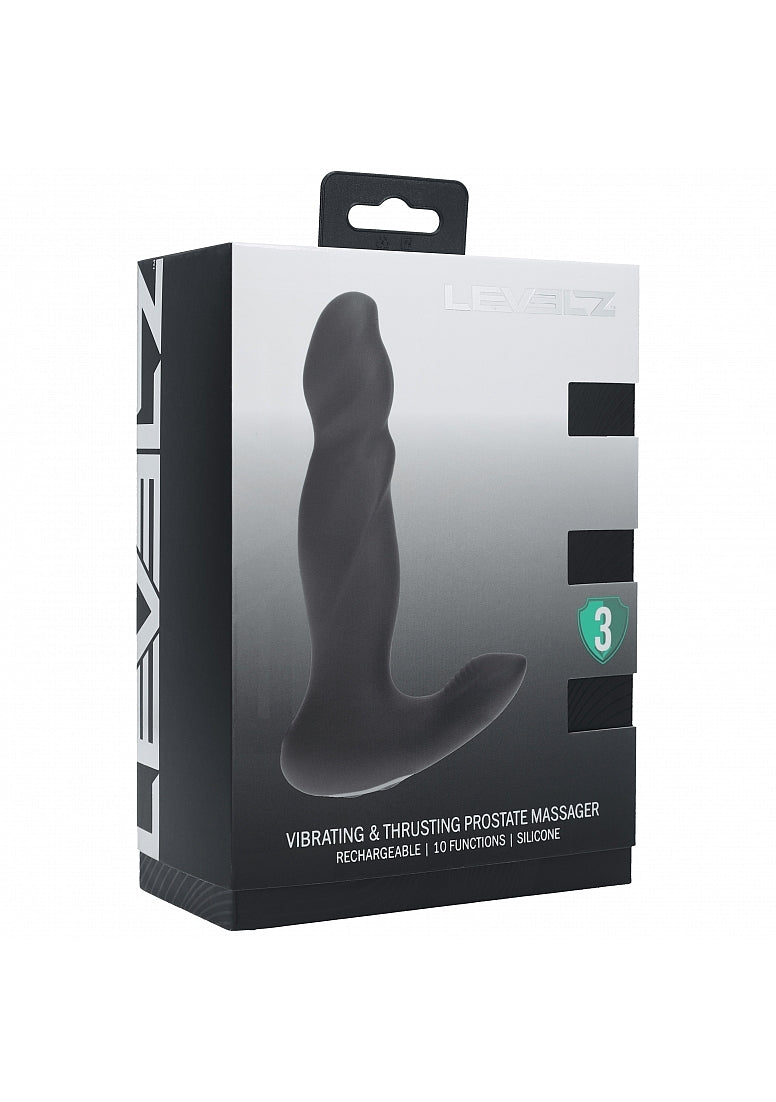 Shots Toys LEVELZ Vibrating & Thrusting Prostate Massager - Prostate Toys