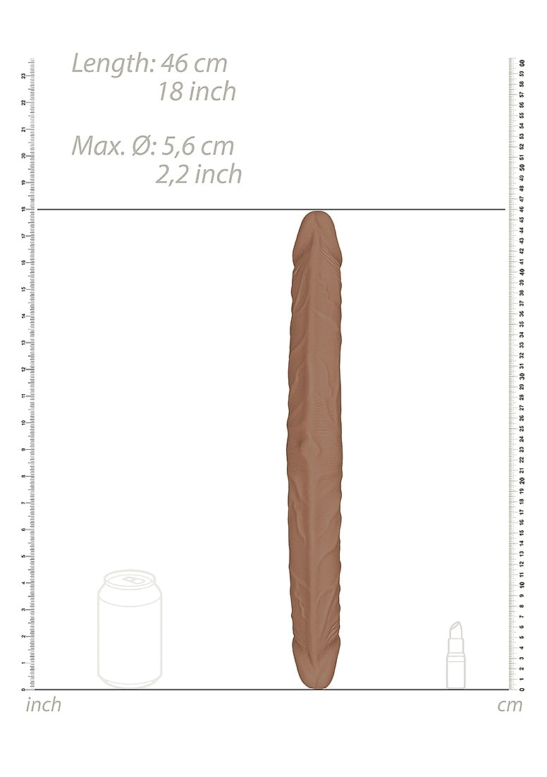 Realrock Double Ender Realistic Dong 18 Inches Double Ender