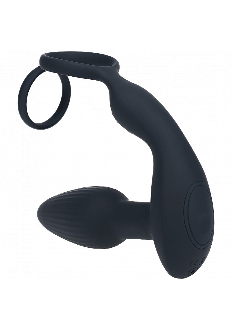 LEVELZ Dual Vibrating Prostate Stimulator with Cock Ring Prostate Toys