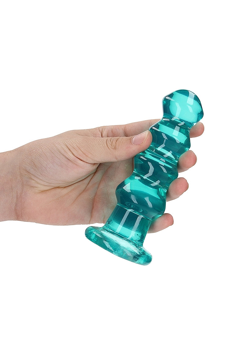 Shots Toys Crystal Clear 5.5 Inches Curvy Dildo/Plug - Non-Realistic Dildos