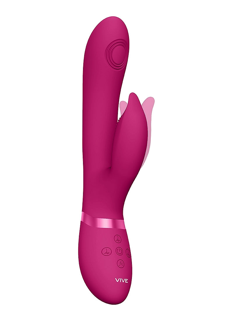Shots AIMI Rechargeable Triple Motor Swinging Rabbit Vibe - Rabbit Vibrators