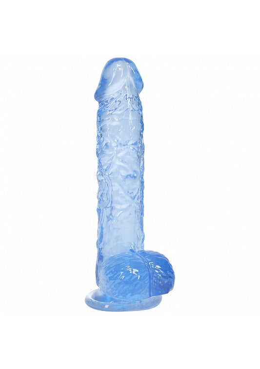 REALROCK 5 Inches Crystal Clear Realistic Dildo with Balls - Realistic Dildos