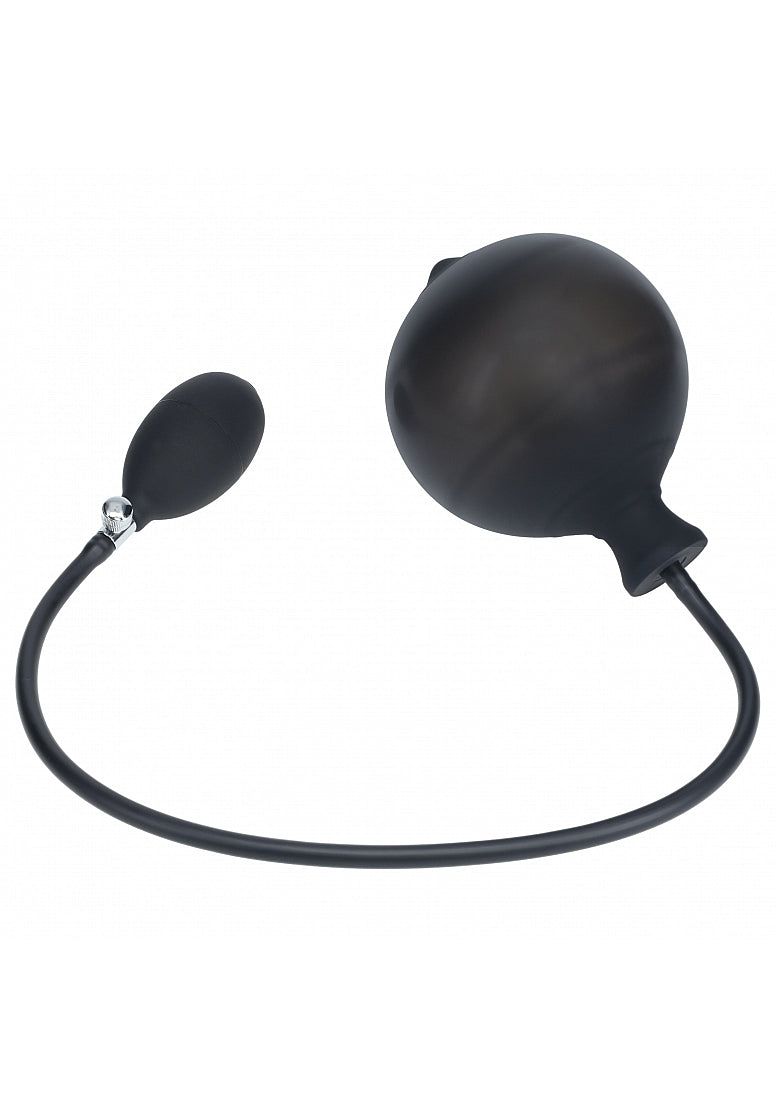 Shots LEVELZ Ribbed Silicone Inflatable Anal Plug Butt Plugs