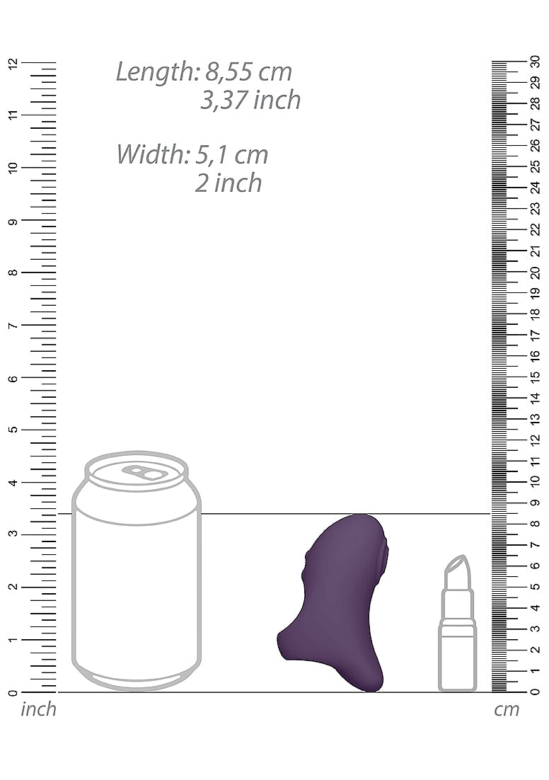 Shots Hana Rechargeable Pulse-Wave Silicone Finger Vibrator - Finger and Tongue Vibrators