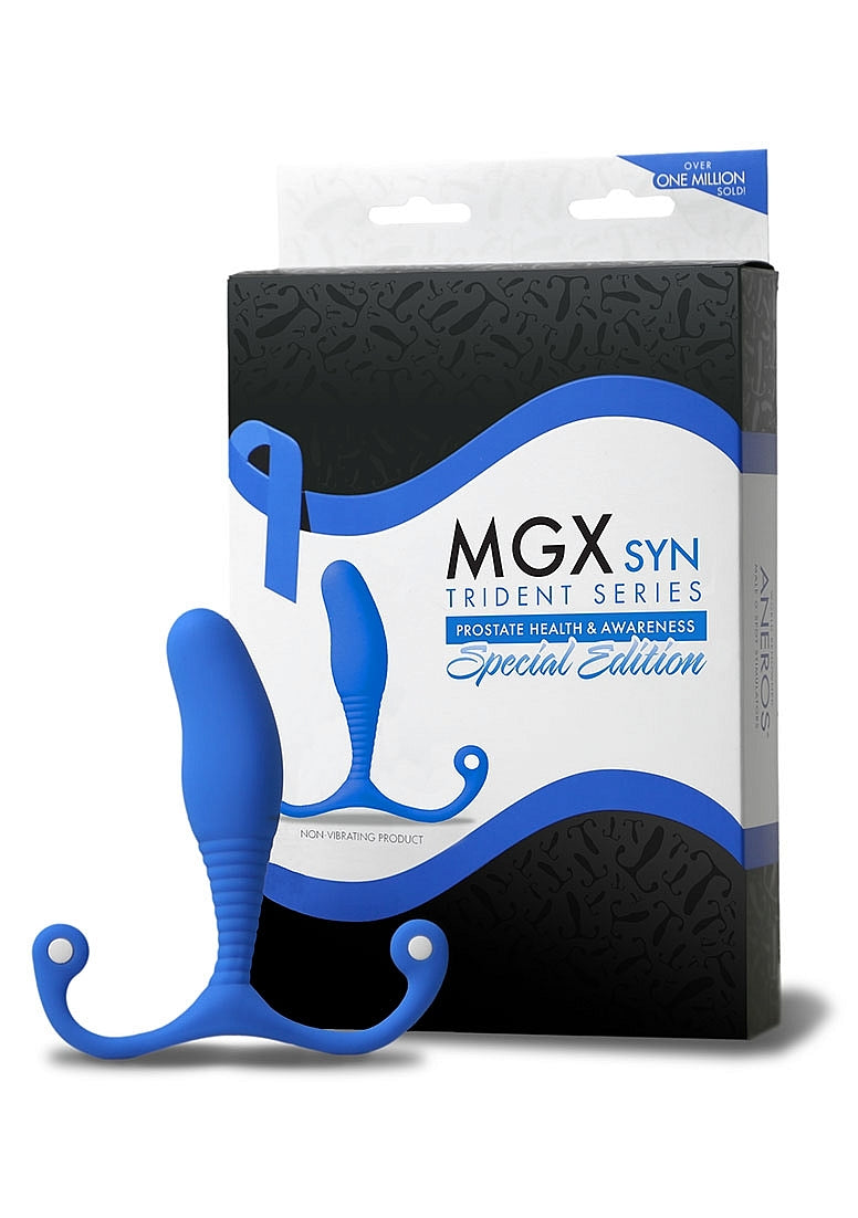 Aneros MGX Syn Trident Blue Promo Sex Kit Sex Kits