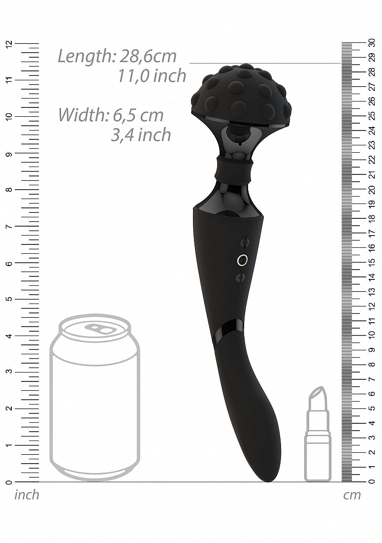 Shots Toys Shiatsu Bendable Body Wand Massager - Body Wands