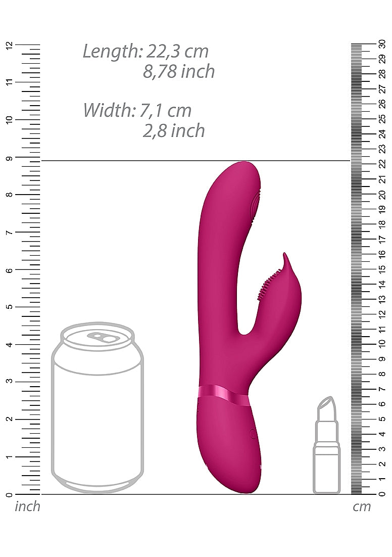 Shots AIMI Rechargeable Triple Motor Swinging Rabbit Vibe - Rabbit Vibrators