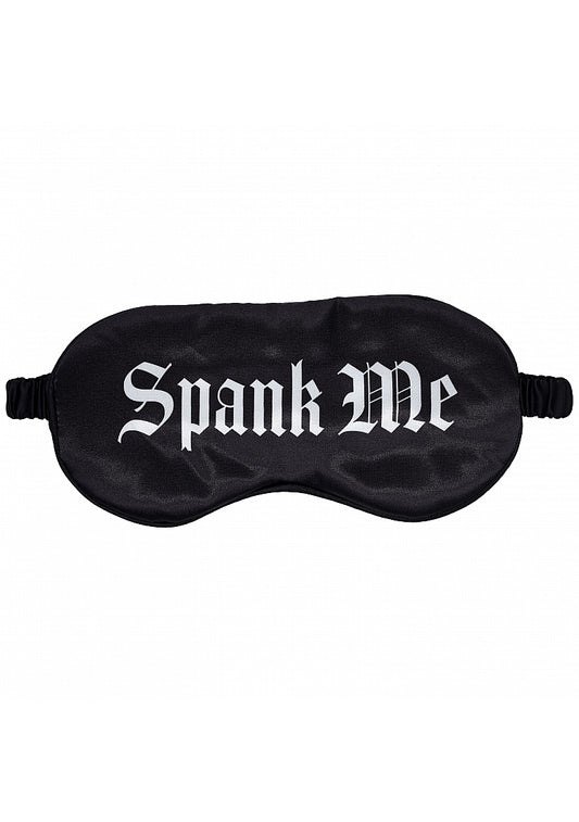 Shots Toys OUCH! Spank Me Printed Fetish Play Eye Mask - Masks And Blindfolds